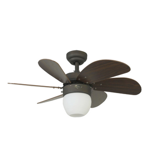 CEILING FAN TURBO SWIRL 6-BLD 30 OIL RUBBED BRONZE