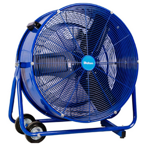 DRUM FAN ADJUSTABLE SPEED 3-BLD 24" 160W BLU