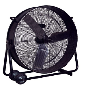 3-BLADE DRUM FAN 36" BLACK