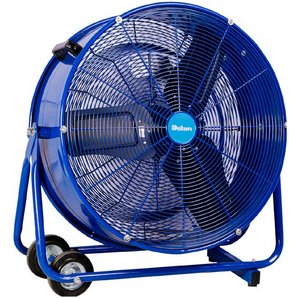 DRUM FAN ADJUSTABLE SPEED 3-BLD 36" 650W BLUE