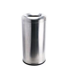 ETERNAL COMMERCIAL TRASH BIN 66L BRUSHED STAINLESS STEEL