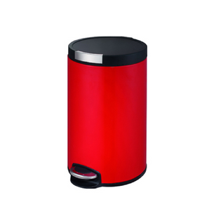 ARTISTIC STEP BIN 12L STEEL RED