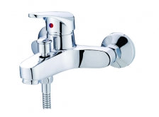 TUB AND SHOWER FAUCET ON/W COLLECTION 1-LEVER HANDLE CHR