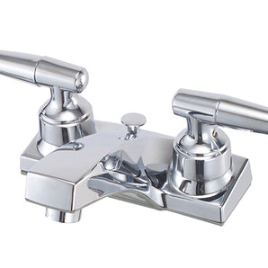 LAVATORY FAUCET STANDARD 2-LEVER HANDLE CHROME