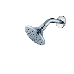 SHOWER HEAD ROUND IN-WALL 3.7 CHROME