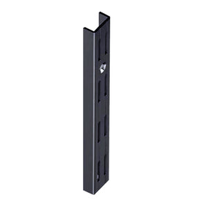 WALL UPRIGHT DOUBLE 1000MM/40" 2-PC BLACK