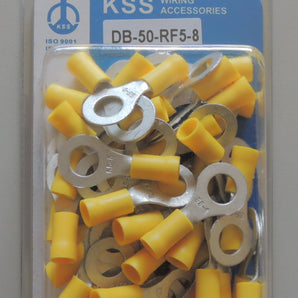TERMINAL O RF5.5-8 50-PC YELLOW