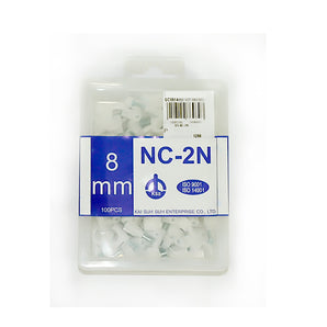 NAIL CABLE CLIP 2 100PCS WHITE