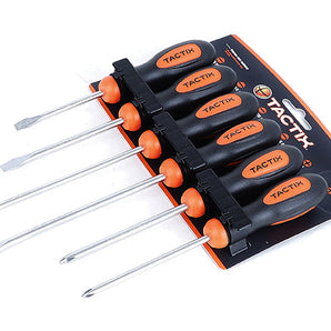 SCREWDRIVER SET STANDARD & PH. 6-PC BASIC