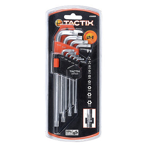 TORX KEY SET LONG 9-PC TAMPER PROOF