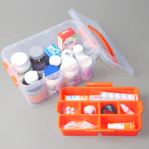 CONTAINER BOX REMOVABLE TRAY 30.5X20.4X15.5CM