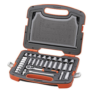 SOCKET SET 33-PC 3/8" DR