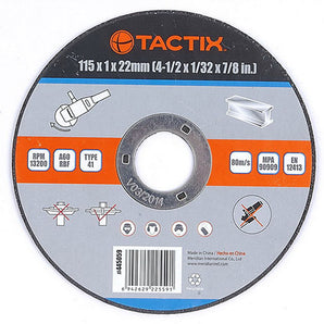 CUTTING WHEEL F/METAL 100 X 2.5 X 16MM