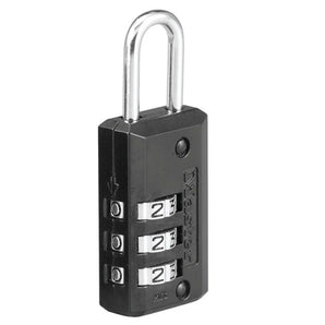 SET YOUR OWN COMBINATION PADLOCK 20MM x 22MM SHACKLE BLACK