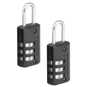 COMBINATION PADLOCK  2 KEYED ALIKE 20MM x 22MM SHACKLE