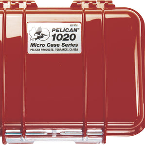 CASE MICRO 17.3X12.1X5.4CM RED