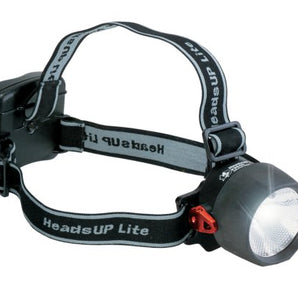 HEADLAMP HEADSUP LITE 6V 6.7CM BLACK