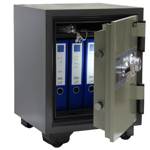 MECH SAFE FIREPROOF 600X460X510MM H. GRY