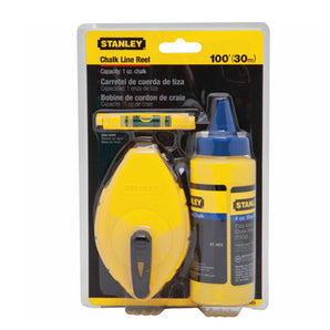 CHALK LINE 30M + BLUE CHALK & LINE LEVEL