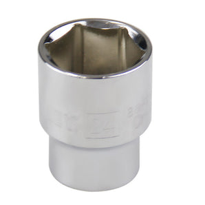 SOCKET STANDARD 1/2" DR 6PT 24MM