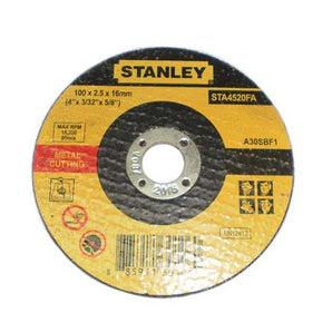 STANLEY Cutting Disc for Metal 100 x 2.5 x 16mm