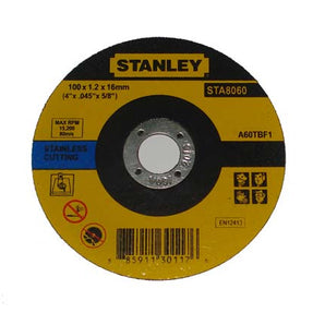 STANLEY Cutting Disc 105mm 4in x 1.0mm x 16mm