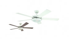CEILING FAN COMET 5-BLD 52" WHITE