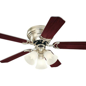 CEILING FAN CONTEMPRA TRIO 5-BLD 42" BRUSHED NICKEL