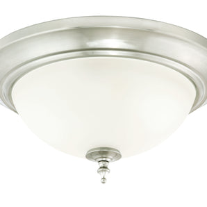 LIGHT FIXTURES HARWELL 2-LT FLUSH BRUSHED NICKEL