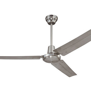 CEILING FAN INDUSTRIAL 3-BLD 56" BRUSHED NICKEL