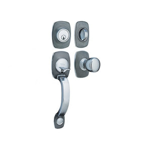 HANDLESET ENTRANCE SIGNATURE SERIES MATTE CHROME