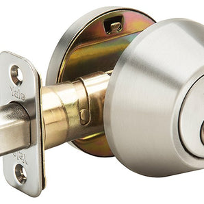 DEADBOLT SINGLE CYLINDER SATIN STAINLESS STEEL