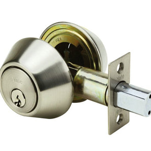 DEADBOLT DOUBLE CYLINDER SATIN STAINLESS STEEL