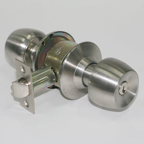 KNOBSET ENTRANCE BRANDYWINE SATIN STAINLESS STEEL