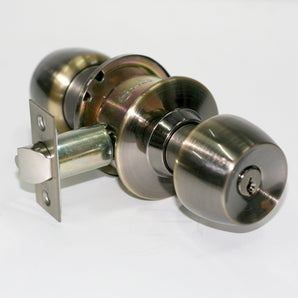 KNOBSET ENTRANCE BRANDYWINE ANTIQUE BRASS