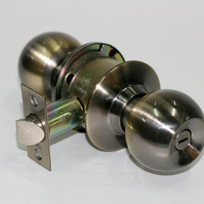 KNOBSET PRIVACY CAROLINA GR.4 ANTIQUE BRASS