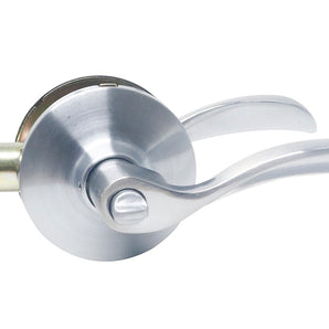 LEVERSET ENTRANCE LEFT-HANDED SATIN CHROME