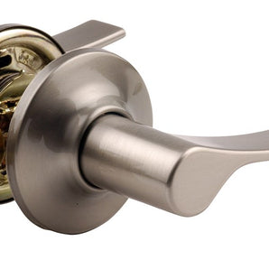 LEVERSET ENTRANCE LEFT-HANDED SATIN CHROME