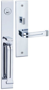 HANDLESET ENTRANCE ELEGANCE M4 RIGHT HANDED SATIN NICKEL