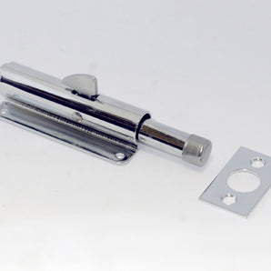 FOOT BOLT 4 INCHES BRIGHT CHROME