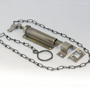 CHAIN BOLT 4 INCHES ANTIQUE BRASS