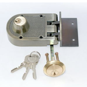 DEADLOCK DOUBLE CYLINDER ANTIQUE BRASS