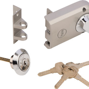 VERTIBOLT DOUBLE CYLINDER DIMPLE KEY SATIN NICKEL