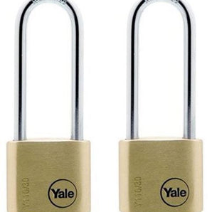 PADLOCK BRASS 31MM 51MM SHACKLE 2PC KA