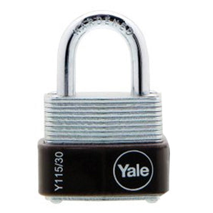 PADLOCK L/STL ZINC 30MM 18MM SHACKLE