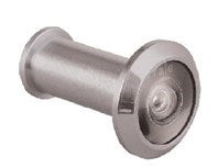 DOOR VIEWER 180 DEGREES 30MM SATIN STAINLESS STEEL