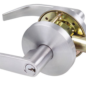 LEVERSET CYLINDER ENTRANCE GR.2 SATIN CHROME