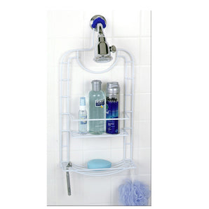SHOWER CADDY 2-LYR 11.25X22.25 WHITE